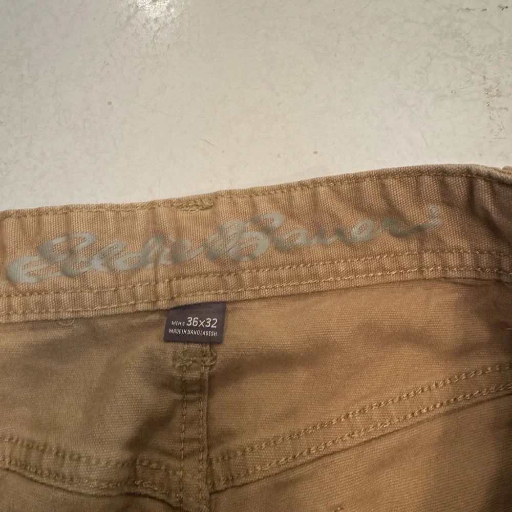 Eddie Bauer Heavy-Duty Work & Carpenter Pants‎ – Relaxed Fit – 36x32 Ripstop